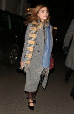 JENNA LOUISE COLEMAN Night Out in London 03/20/2018