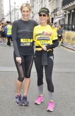 JENNI FALCONER and AMANDA HOLDEN at London Landmarks Half Marathon 03/25/2018