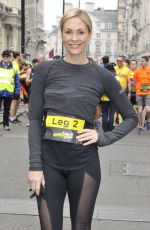 JENNI FALCONER and AMANDA HOLDEN at London Landmarks Half Marathon 03/25/2018