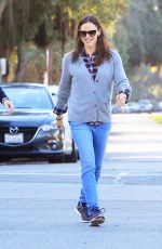 JENNIFER GARNER in Jeans Out for Lunch in Los Angeles 03/28/2018