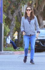 JENNIFER GARNER in Jeans Out for Lunch in Los Angeles 03/28/2018