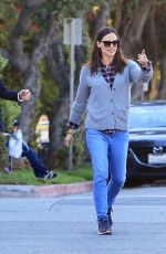 JENNIFER GARNER in Jeans Out for Lunch in Los Angeles 03/28/2018