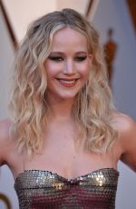 JENNIFER LAWRENCE at 90th Annual Academy Awards in Hollywood 03/04/2018