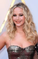 JENNIFER LAWRENCE at 90th Annual Academy Awards in Hollywood 03/04/2018