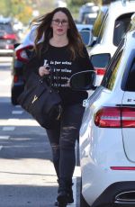 JENNIFER LOVE HEWITT in Ripped Jeans Out in Santa Monica 03/23/2018