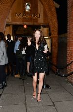 JESS IMPIAZZI Leaves Mahiki Restaurant in London 03/10/2018