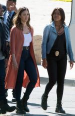 JESSICA ALBA and GABRIELLE UNION on the Set of An Untitled Bad Boys Spinoff in Los Angeles 03/28/2018
