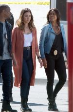 JESSICA ALBA and GABRIELLE UNION on the Set of An Untitled Bad Boys Spinoff in Los Angeles 03/28/2018