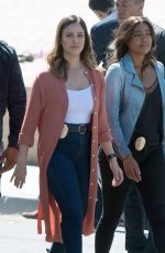 JESSICA ALBA and GABRIELLE UNION on the Set of An Untitled Bad Boys Spinoff in Los Angeles 03/28/2018