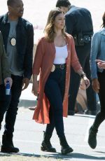 JESSICA ALBA and GABRIELLE UNION on the Set of An Untitled Bad Boys Spinoff in Los Angeles 03/28/2018