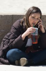 JESSICA ALBA and GABRIELLE UNION on the Set of An Untitled Bad Boys Spinoff in Los Angeles 03/28/2018