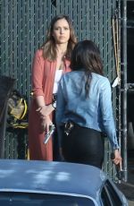 JESSICA ALBA and GABRIELLE UNION on the Set of Bad Boys Spinoff Pilot in Los Angeles 03/23/2018