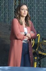 JESSICA ALBA and GABRIELLE UNION on the Set of Bad Boys Spinoff Pilot in Los Angeles 03/23/2018