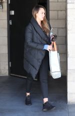 JESSICA ALBA Leaves a Gym in Los Angeles 02/28/2018