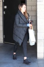 JESSICA ALBA Leaves a Gym in Los Angeles 02/28/2018