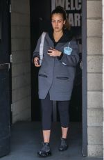 JESSICA ALBA Leaves a Gym in Los Angeles 03/07/2018