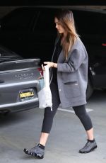 JESSICA ALBA Leaves a Gym in Los Angeles 03/07/2018