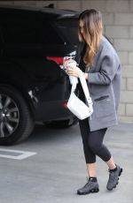 JESSICA ALBA Leaves a Gym in Los Angeles 03/07/2018