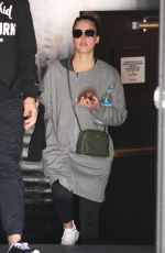 JESSICA ALBA Leaves a Gym in Los Angeles 03/19/2018
