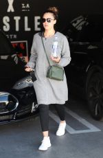 JESSICA ALBA Leaves a Gym in Los Angeles 03/19/2018