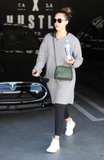 JESSICA ALBA Leaves a Gym in Los Angeles 03/19/2018