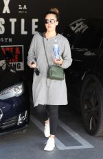 JESSICA ALBA Leaves a Gym in Los Angeles 03/19/2018