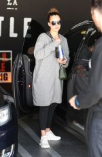 JESSICA ALBA Leaves a Gym in Los Angeles 03/19/2018