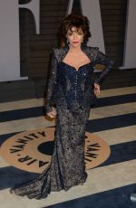 JOAN COLLINS at 2018 Vanity Fair Oscar Party in Beverly Hills 03/04/2018