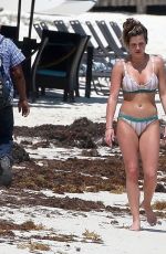JOJO FLETCHER and BECCA TILLEY in Bikinis at a Beach in Mexico 03/21/2018