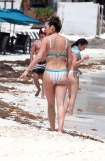 JOJO FLETCHER and BECCA TILLEY in Bikinis at a Beach in Mexico 03/21/2018