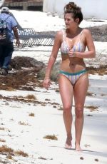 JOJO FLETCHER and BECCA TILLEY in Bikinis at a Beach in Mexico 03/21/2018