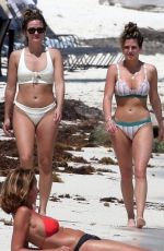 JOJO FLETCHER and BECCA TILLEY in Bikinis at a Beach in Mexico 03/21/2018