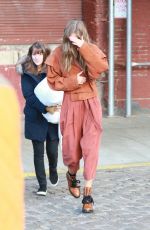 JOSEPHINE SKRIVER on the Set of a Photoshoot in New York 03/19/2018