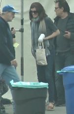 JULIA ROBERTS on the Set of Homecoming in Los Angeles 03/16/2018