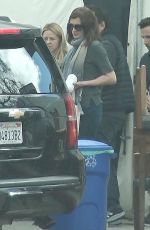 JULIA ROBERTS on the Set of Homecoming in Los Angeles 03/16/2018