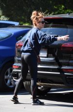 JULIANNE HOUGH in Tights Out Hiking in Studio City 03/15/2018