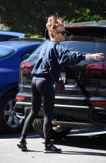 JULIANNE HOUGH in Tights Out Hiking in Studio City 03/15/2018