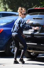 JULIANNE HOUGH in Tights Out Hiking in Studio City 03/15/2018