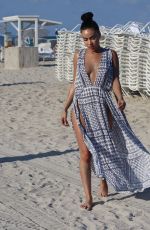 JULISSA NEAL on the Set of a Photoshoot in Miami Beach 03/27/2018
