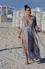 JULISSA NEAL on the Set of a Photoshoot in Miami Beach 03/27/2018
