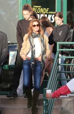 KAIA GERBER and CINDY CRAWFORD Out in Malibu 03/25/2018