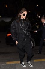 KAIA GERBER Arrives at Her Hotel in Paris 02/28/2018