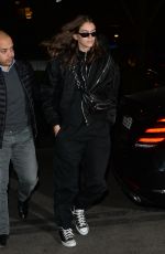 KAIA GERBER Arrives at Her Hotel in Paris 02/28/2018