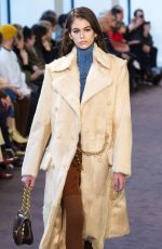 KAIA GERBER at Chloe Runway Show at Paris Fashion Week 03/01/2018