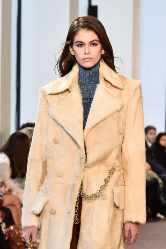 KAIA GERBER at Chloe Runway Show at Paris Fashion Week 03/01/2018