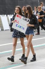 KAIA GERBER at March for Our Lives Rally in Los Angeles 03/24/2018