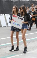 KAIA GERBER at March for Our Lives Rally in Los Angeles 03/24/2018