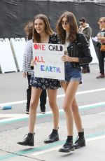 KAIA GERBER at March for Our Lives Rally in Los Angeles 03/24/2018