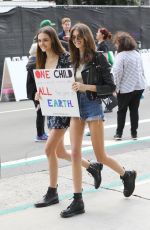 KAIA GERBER at March for Our Lives Rally in Los Angeles 03/24/2018