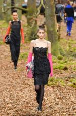 KAIA GERBER Chanel Forest Runway Show in Paris 03/06/2018